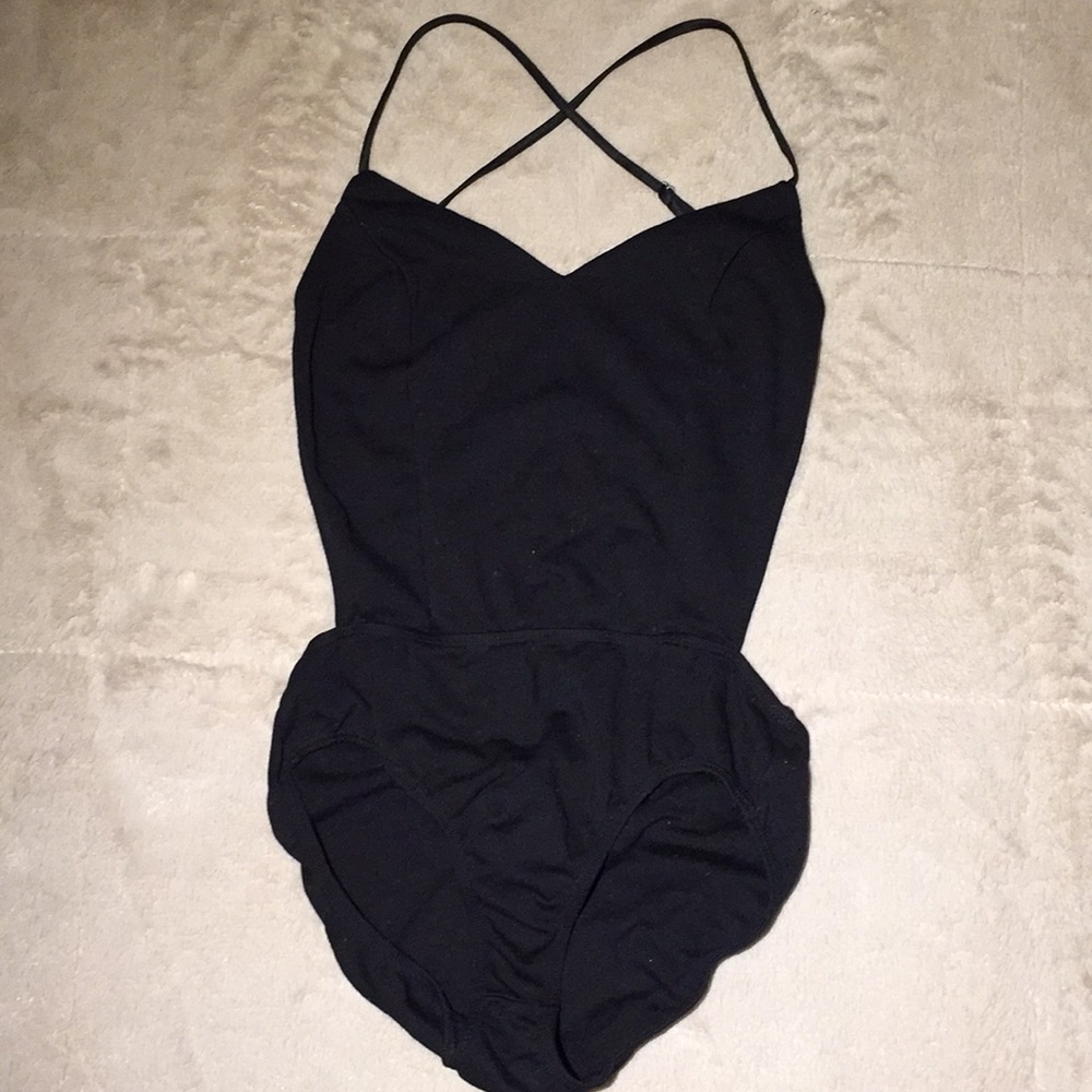 Open back black bodysuit